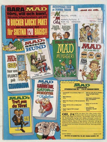 MAD - 1987:11 VF