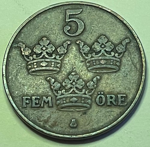 Svensk Fem Öre 1919
