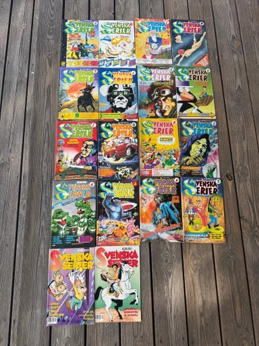 Svenska serier 1979-1989