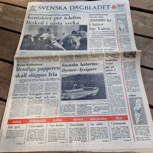 Svenska Dagbladet från 22 september 1978