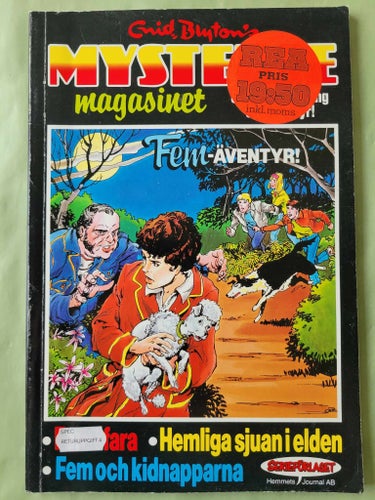 Mysteriemagasinet album 1986, Fem-äventyr.