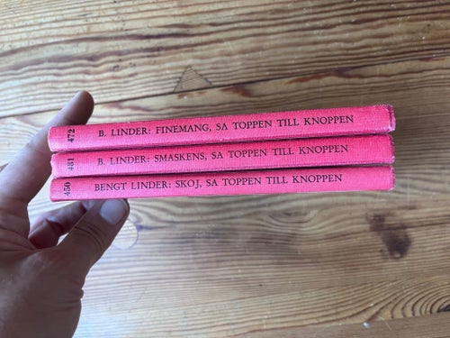 Bokpaket: ”Toppen och Knoppen”, 3 böcker