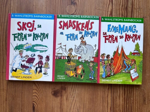 Bokpaket: ”Toppen och Knoppen”, 3 böcker