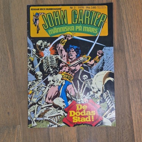 John Carter Människa På Mars, Edgar Rice Burroughs, 1979