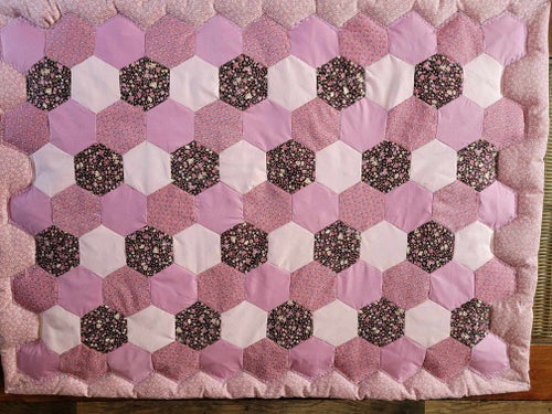Lapptäcke Babytäcke Baby Hexagoner
