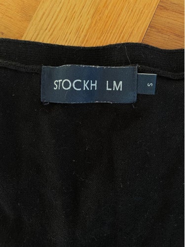 STOCKH LM svart cardigan, storlek S