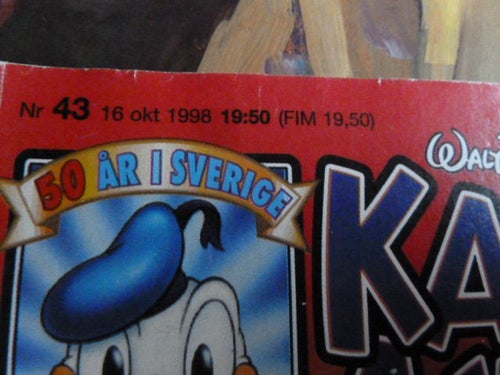 KALLE ANKA & C:O, 1998 NR 43, TIDNING
