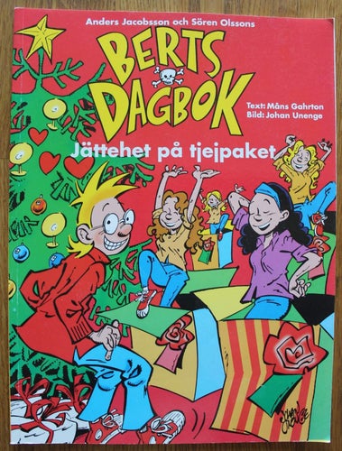 Berts dagbok ALBUM 1994 nr 4 1:a upplaga Jättehet på tjejpaket