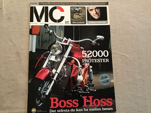 MC FOLKET NR 5 2007 CLAES CLABBE AF GEIJERSTAM BMW 450 ENDURO,BMW SUPERBKXER