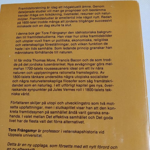 Framsteg eller förfall : framtidsbilder och utopier i västerländsk tanketraditio