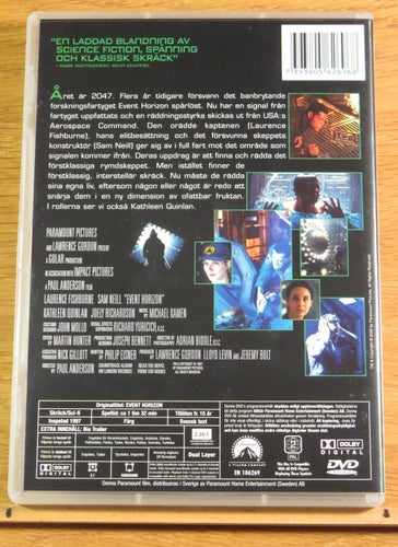 Event horizon Sam Neill Nyskick!