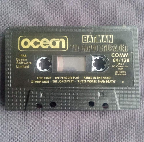 Batman - The Caped Crusader (Ocean) Lös Tape ->TESTAD<- Commodore 64 / C64