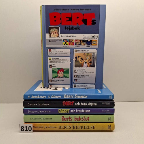 Bert x6 Bokpaket - Ungdomsböcker - Se bilder för titlar