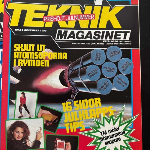 Teknik Magasinet 1983–1984 – 8 nr | Rymden, UFO, JAS, datorer | Retro