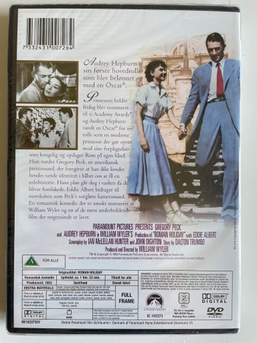 Prinsessen holder fridag - Special Collector's Edition (DVD) Fabriksforseglet