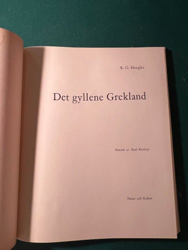 Det gyllene Grekland av R. G. Hoegler