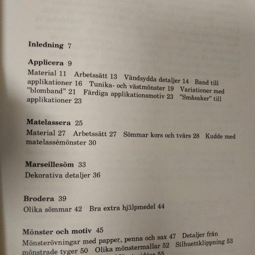 Lapp på lapp och söm på söm applicera, matelassera och brodera av Gingen Jonsson
