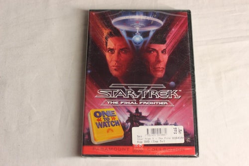 DVD-film: Star Trek V - The Final Frontier (NY, INPLASTAD!)