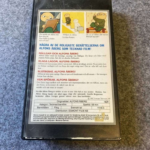 Alfons Åberg i bustagen - VHS