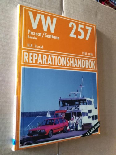 VW 257 Passat Santana Bensin 1981-1988 H. R. Etzold reparationshandbok. VG+. BM
