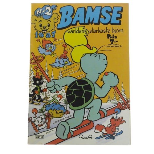 Bamse - 1987 - NR 2 - Den märkliga skidtävligen