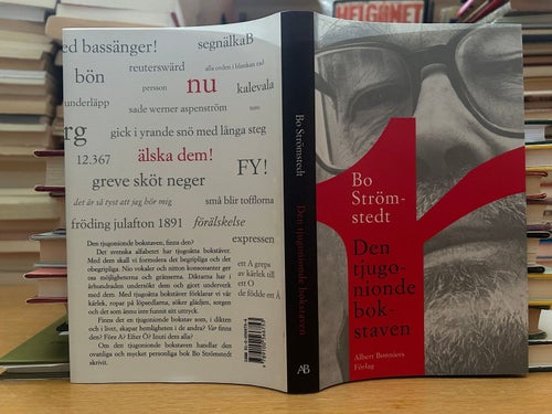 Den tjugonionde bokstaven av Bo Strömstedt, bok, Very Fine plus