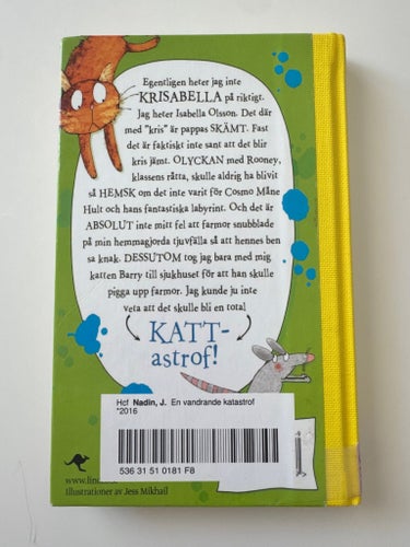 Krisabella Olsson: En vandrande katastrof av Joanna Nadin, 2016