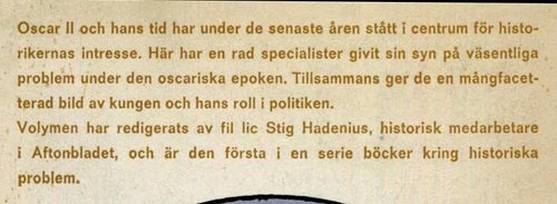 Historia kring Oscar II