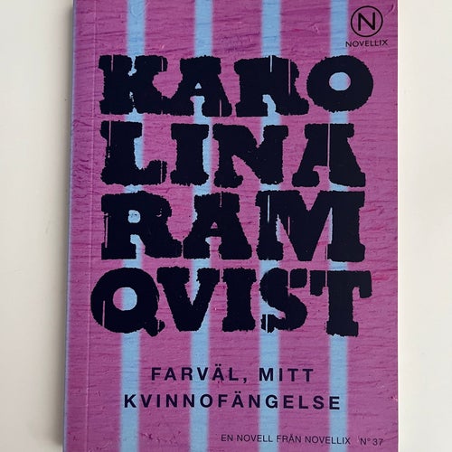 Farväl, mitt kvinnofängelse av Karolina Ramqvist, Novellix, 2013