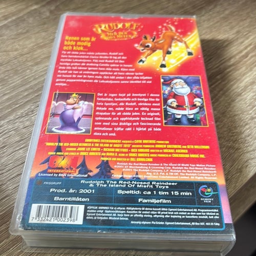 Rudolf Med Den Röda Mulen VHS