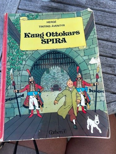 Tintins Äventyr: Kung Ottokars Spira av Hergé, 1972