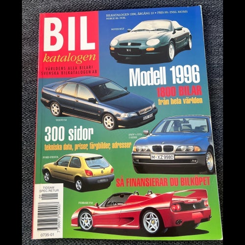 Bil Katalogen Modell 1996