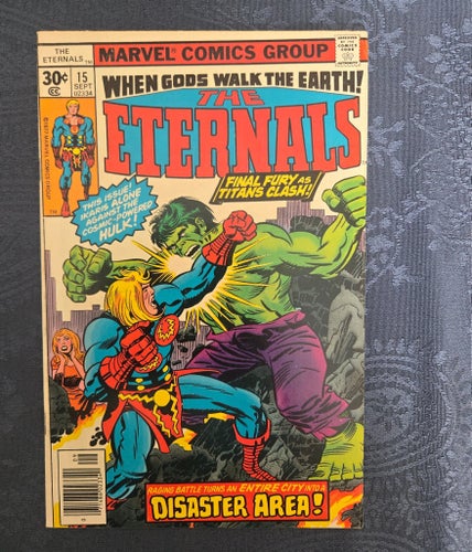 The Eternals #15, av Jack Kirby, 1977