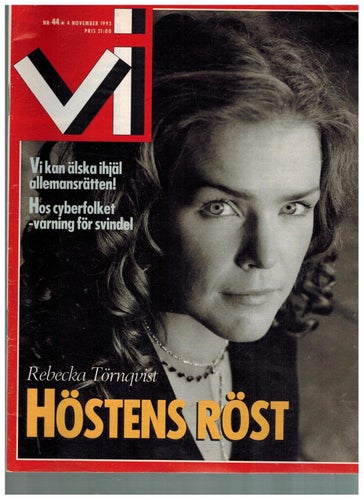 vi nr 44 1993 Rebecka Törnqvist allemansrätten välkommen til cybervärlden
