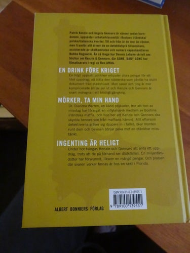 Mycket fin Dennis Lehane - Kenzie & Gennaro - De första fallen