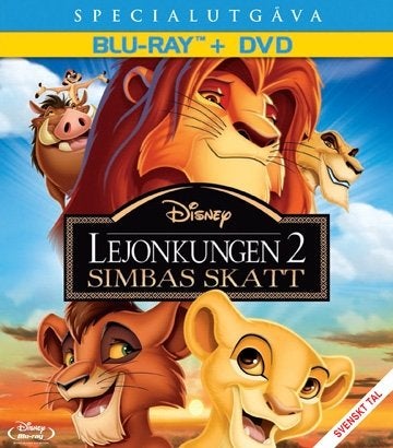 Lejonkungen 2 - Simbas skatt Blu-ray och dvd - Kanonskick