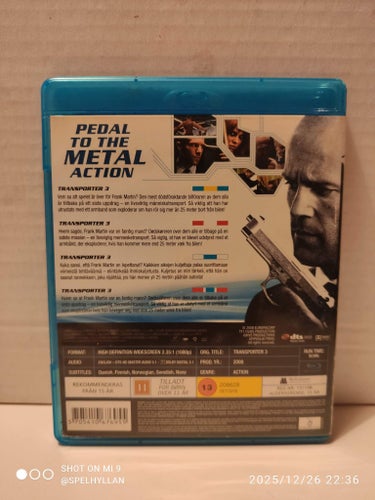 [Läs Info] Transporter 3 *Jason Statham* - Blu-Ray