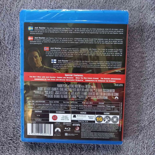 Jack Reacher | inplastad (ny!) | Tom Cruise | Svensk utgåva.