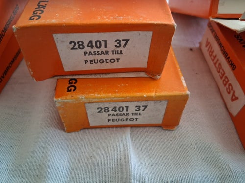 ett fynd 6 satser bromsklossar jurid 2840137 60-70 tal peugot