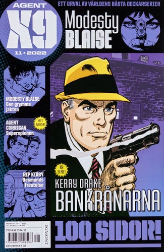 Agent X9 Serietidning 2022 nr 11 (Oläst arkivex) Modesty Blaise