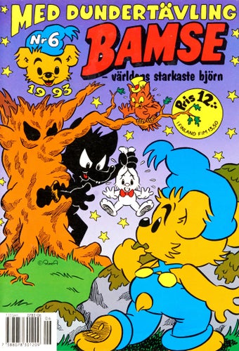 Bamse – världens starkaste björn Serietidning 1993 nr 6 (Oläst arkivex)