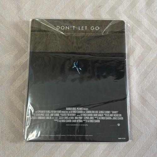 Zavvi steelbook Gravity 3D Blu-ray med Sandra Bullock og George Clooney