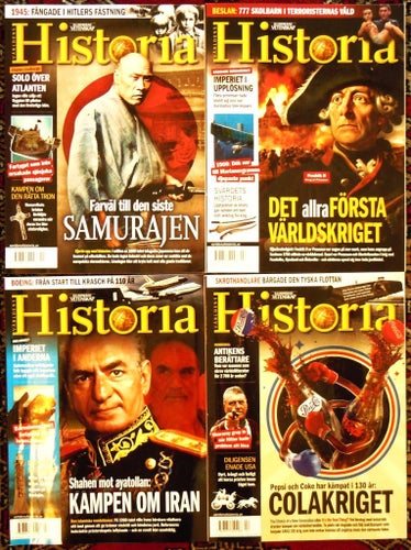 VÄRLDENS HISTORIA 8 nummer från 2025 ( 1 t.om. 8 )
