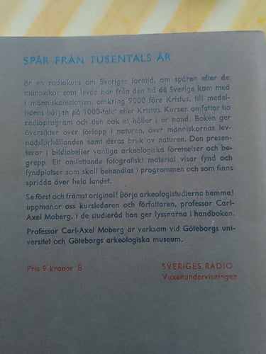 Spår från tusentals år av Carl-Axel Moberg