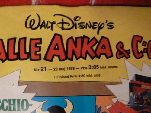 KALLE ANKA & CO, NR 21-1978, TIDNING