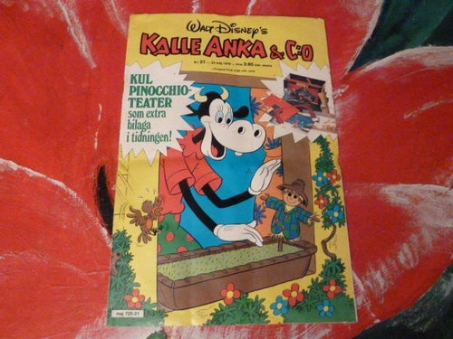 KALLE ANKA & CO, NR 21-1978, TIDNING