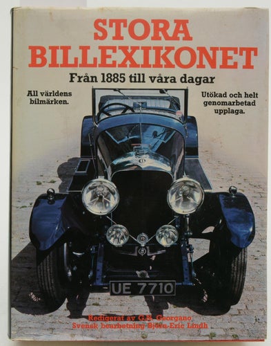 Stora billexikonet : all världens bilmärken från 1885 till våra dagar / huvudred