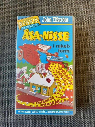 Åsa Nisse i raketform - VHS