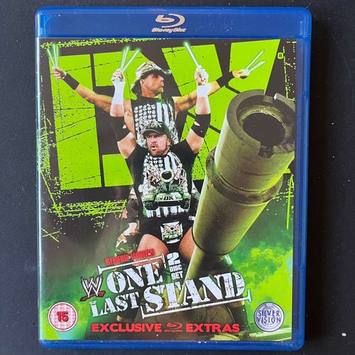 ONE LAST STAND. SILVER VISION. WRESTLING. 2 DISC BLU-RAY. UK IMPORT