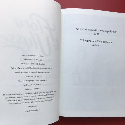 FLORA ULYSSES Illuminerade äventyr Kate DiCamillo 2014